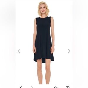 NWT Norma Kamali Sleeveless Swing Dress Sz L